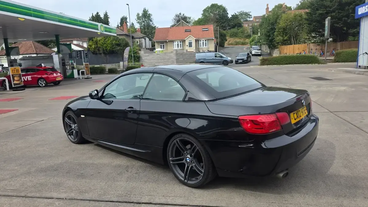Used BMW 320 Cabriolet M Sport 2012 Black Cabriolet