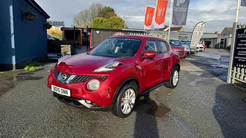 Used Nissan Juke Acenta 110 HP (80 kW) 2015 Red SUV