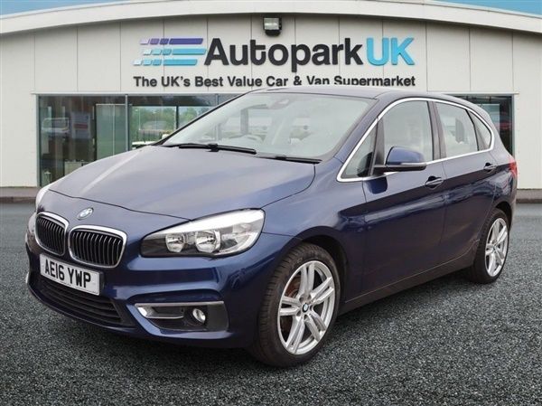 Blue Used 2016 BMW 216 Luxury Line MPV | £7,395 (Good price) - Image 1/1