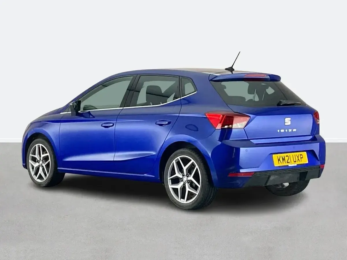 Usata Seat Ibiza XCELLENCE 95 CV (69 kW) 2021 Blu Utilitaria