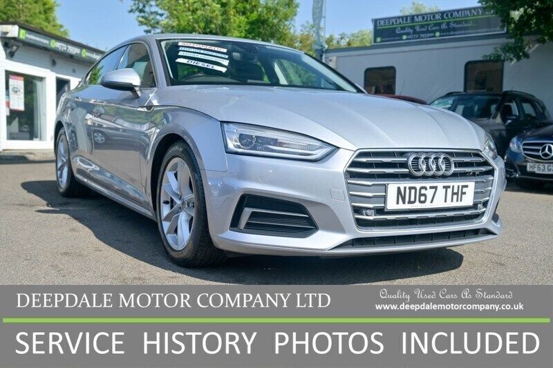 Silver Used 2018 Audi A5 Sportback Sport Hatchback | £10,490 (Super price) - Image 1/4