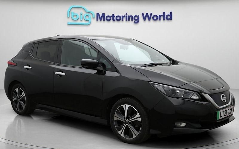 Used Nissan Leaf 110 kW (150 HP) 2021 Black Hatchback