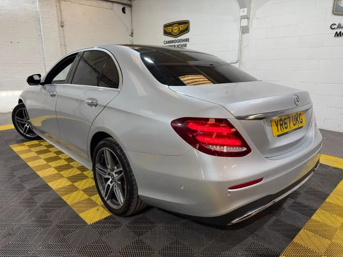 Used Mercedes E220 AMG Line Premium Plus 194 HP (142 kW) 2017 Silver Sedan