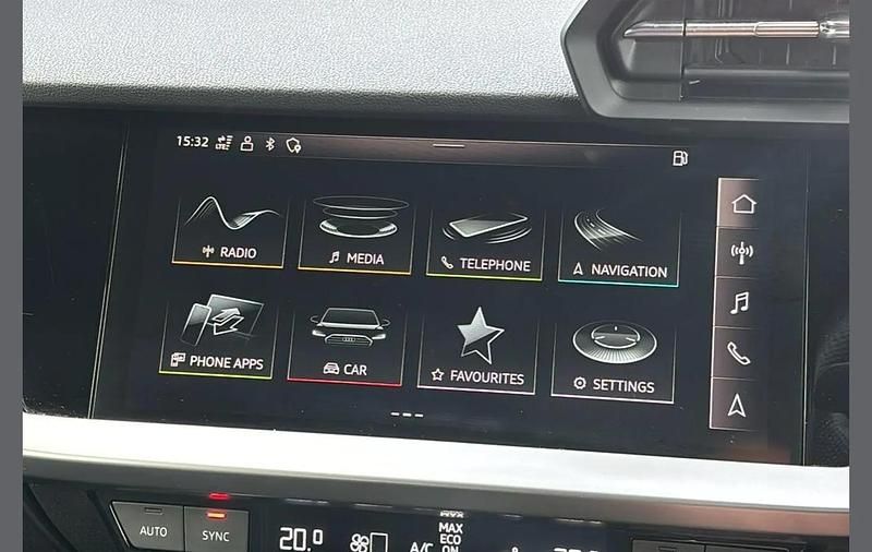 Used Audi A3 S-Line 147 HP (108 kW) 2022 Black Sedan