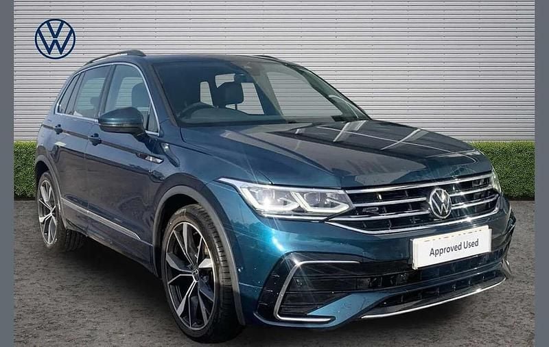 Used VW Tiguan R-line 150 HP (110 kW) 2021 Blue SUV