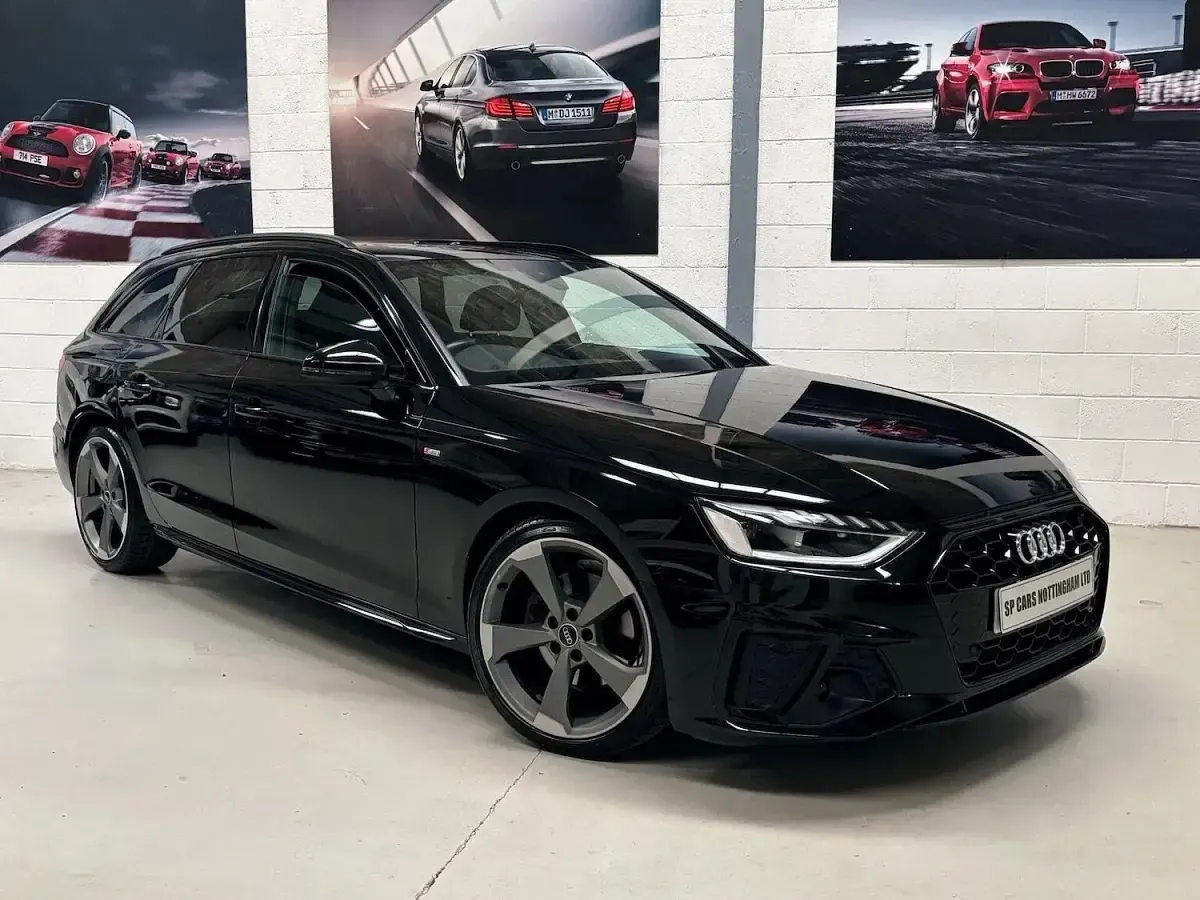 Used Audi A4 Black Edition 163 HP (119 kW) 2021 Black Estate