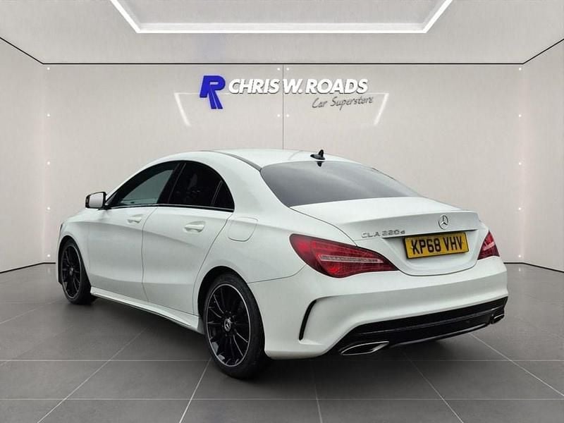 Used Mercedes CLA220 AMG line 170 HP (125 kW) 2018 White Sedan
