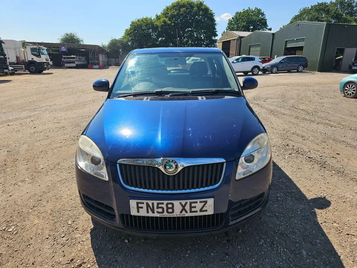 Used Skoda Fabia 2008 Blue Hatchback