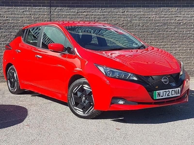 Red Used 2022 Nissan Leaf Acenta Hatchback | £10,498 (Fair price) - Image 1/4