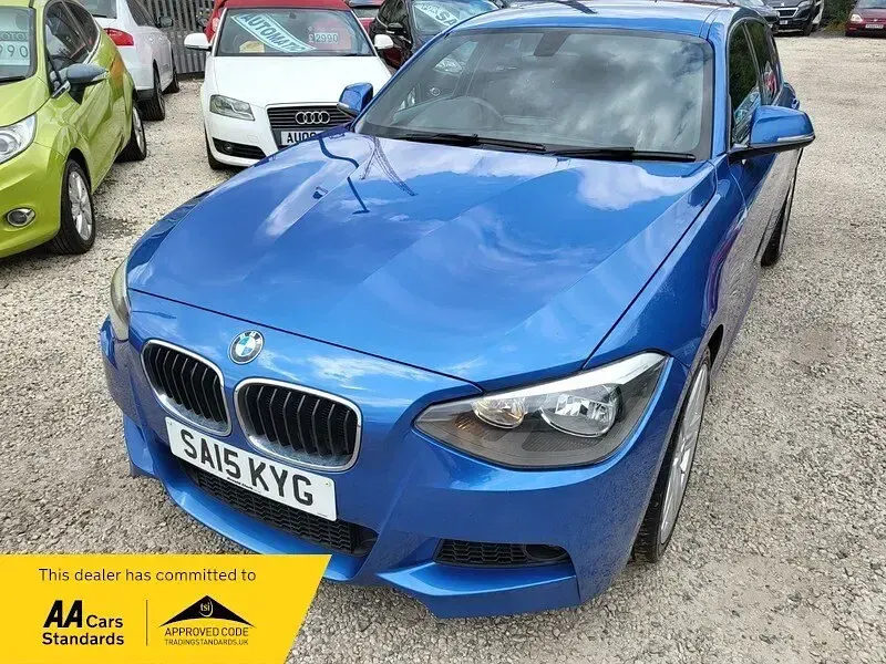 Used BMW 116 M Sport 109 HP (80 kW) 2015 Blue Hatchback