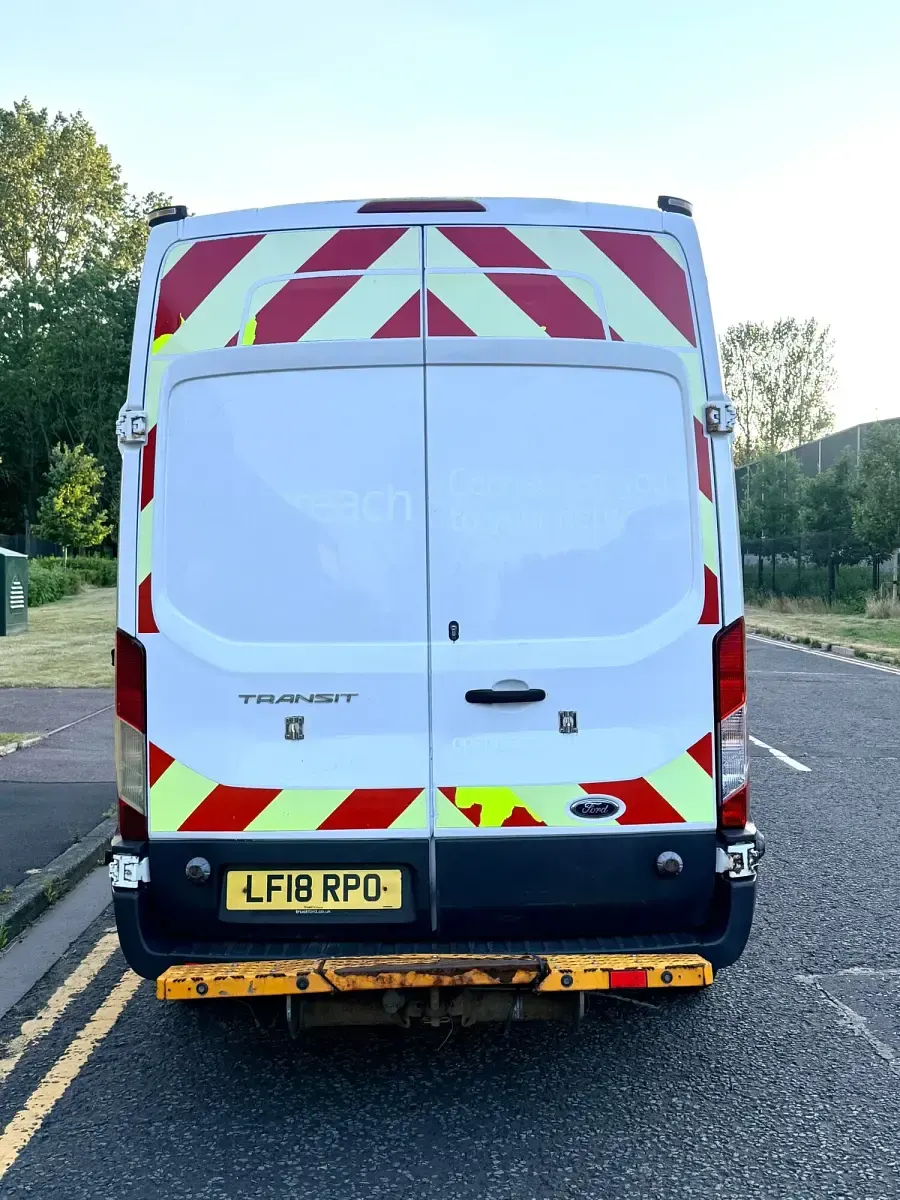 Used Ford Transit 130 HP (95 kW) 2018 White Van