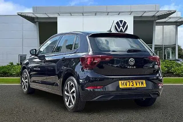 Used VW Polo Life 95 HP (69 kW) 2023 Black Hatchback