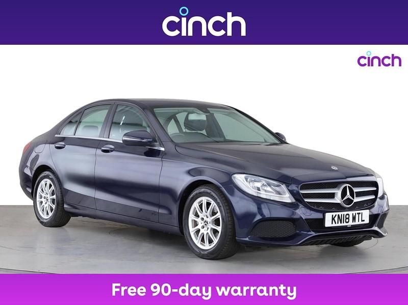 Blue Used 2018 Mercedes C220 SE Sedan | £12,979 (Super price) - Image 1/3