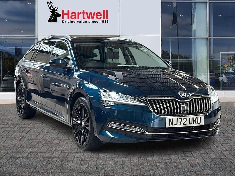 Blue Used 2022 Skoda Superb SE L Estate | £20,299 (Fair price) - Image 1/3