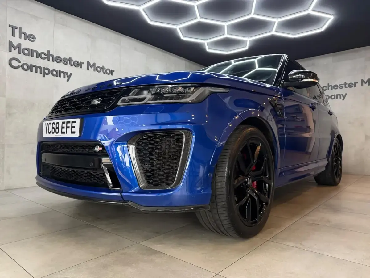 Used Land Rover Range Rover Sport SVR 2018 Blue SUV