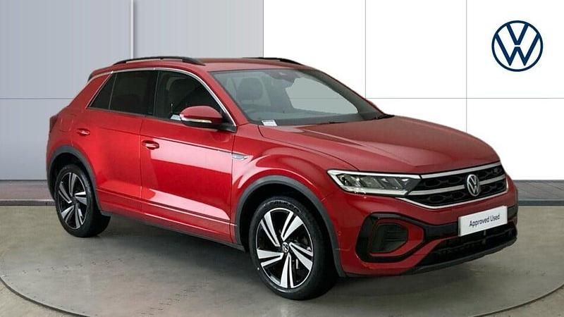 Red Used 2023 VW T-Roc R-line SUV | £24,772 (Fair price) - Image 1/3