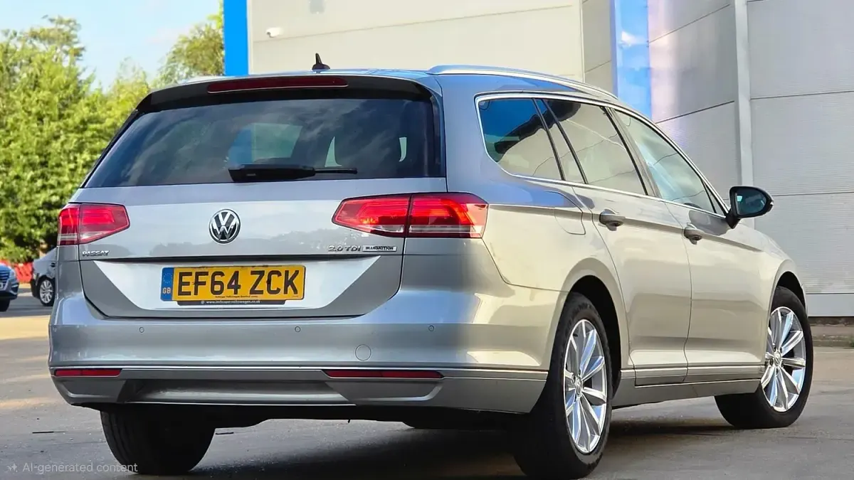 Used VW Passat Business 150 HP (110 kW) 2015 Silver Estate