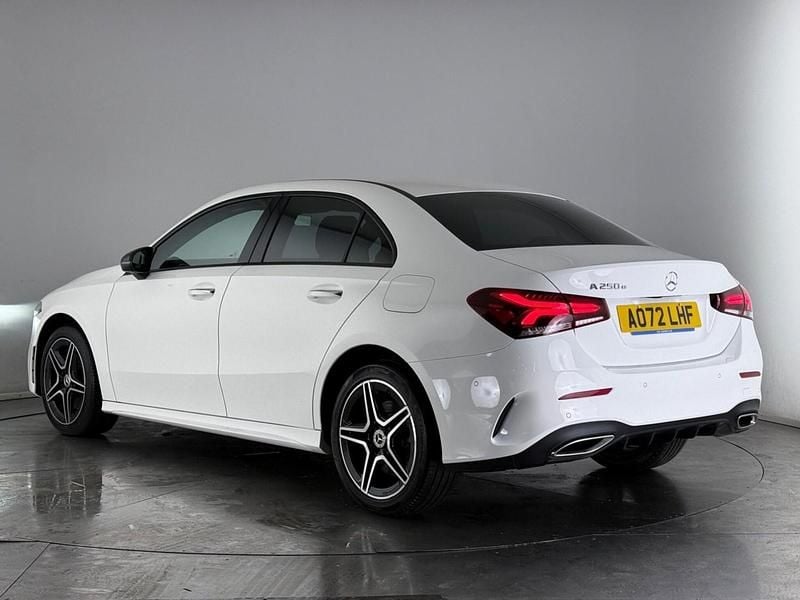 Used Mercedes A250 AMG Line Premium 218 HP (160 kW) 2022 White Sedan
