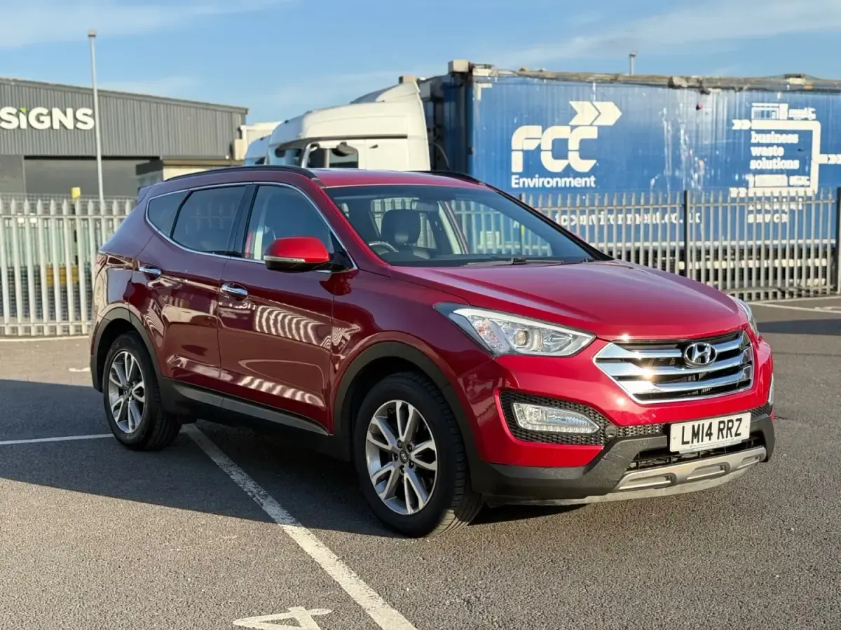 Usado Hyundai Santa Fe Premium 2014 Rojo SUV