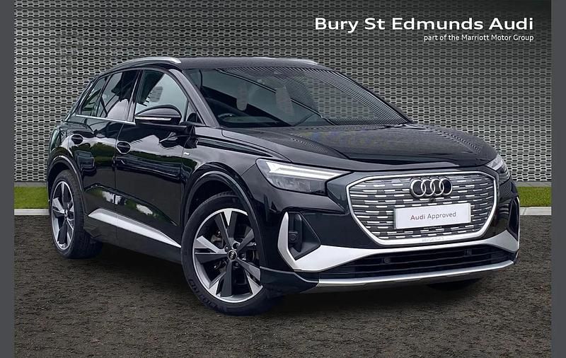 Used Audi Q4 e-tron S-Line 150 kW (204 HP) 2023 Black SUV