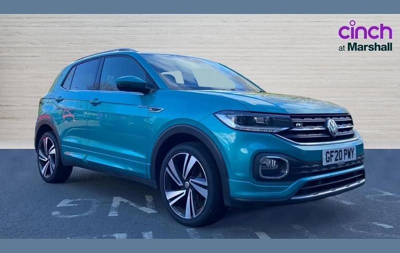 Used VW T-Cross R-line 115 HP (84 kW) 2020 Makena turquoise metallic SUV