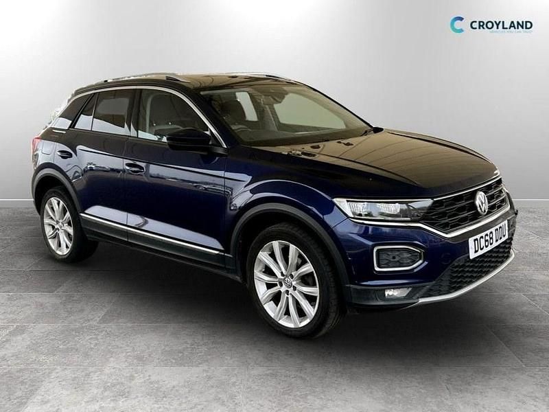 Used VW T-Roc SEL 115 HP (84 kW) 2019 Blue SUV