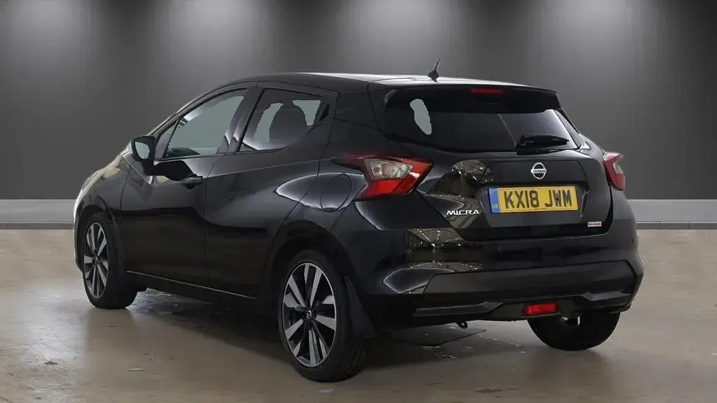 Used Nissan Micra Tekna 90 HP (66 kW) 2018 Black Hatchback