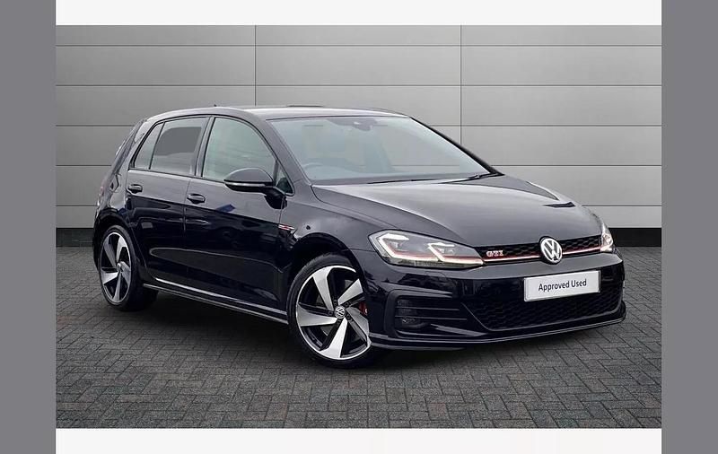 Black Used 2019 VW Golf VII GTI Hatchback | £23,895 (Fair price) - Image 1/4