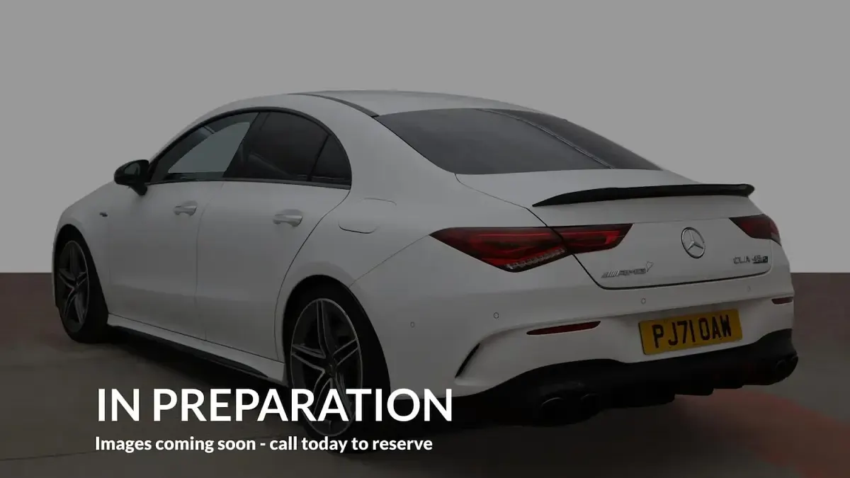 Used Mercedes CLA45 AMG AMG 421 HP (309 kW) 2021 White Coupe