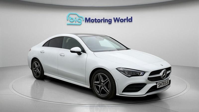 White Used 2020 Mercedes CLA180 AMG line Sedan | £22,823 (Fair price) - Image 1/4