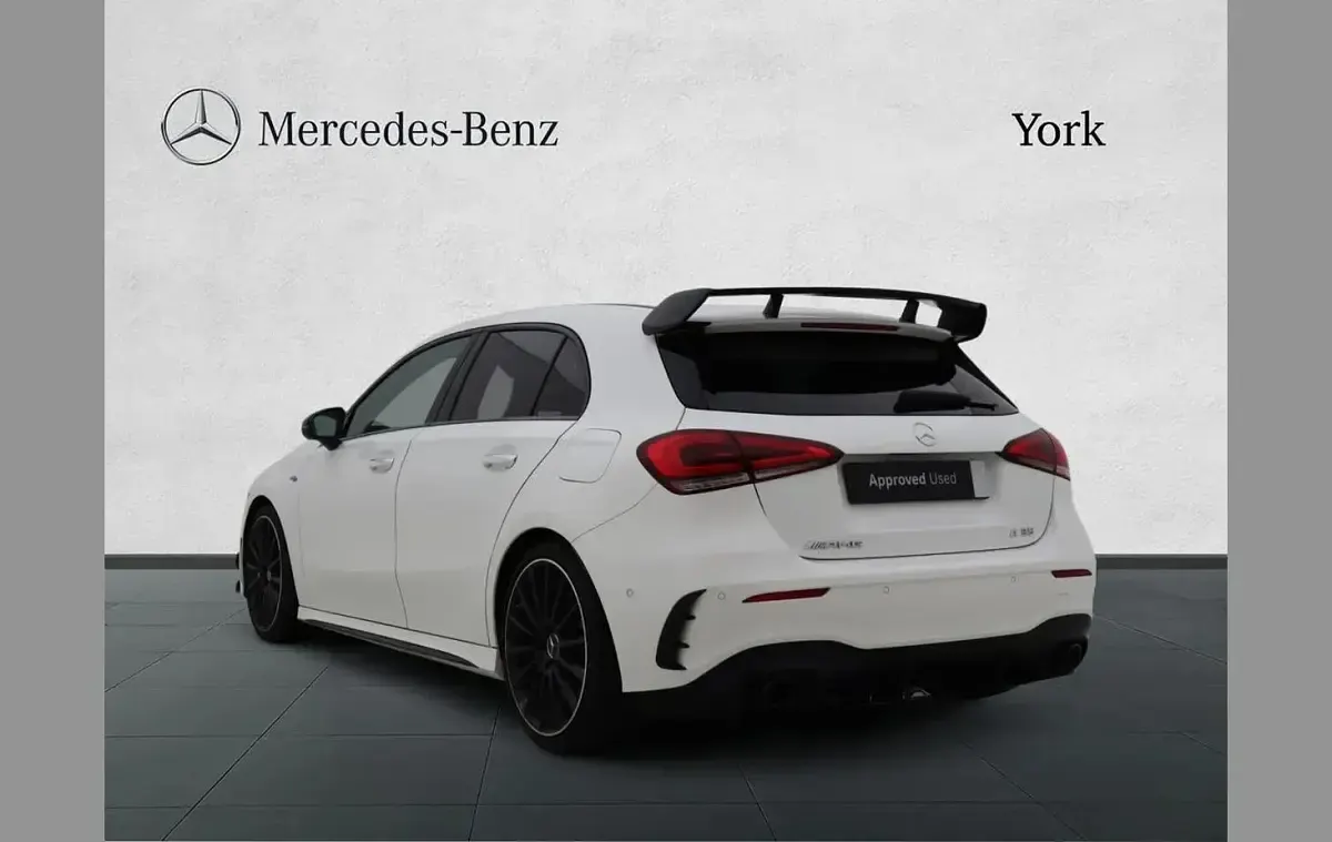 Used Mercedes A35 AMG Premium Plus 301 HP (221 kW) 2021 White Hatchback