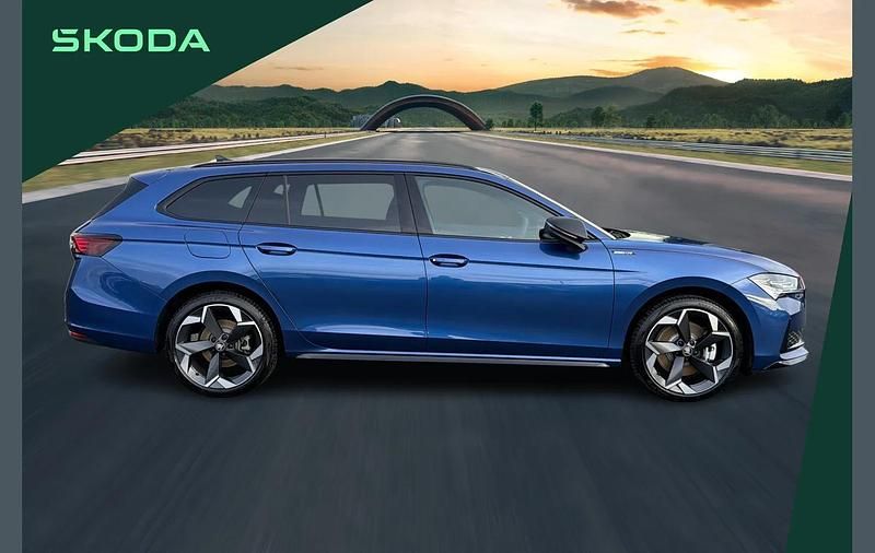 Used Skoda Superb SportLine 200 HP (147 kW) 2025 Blue Estate