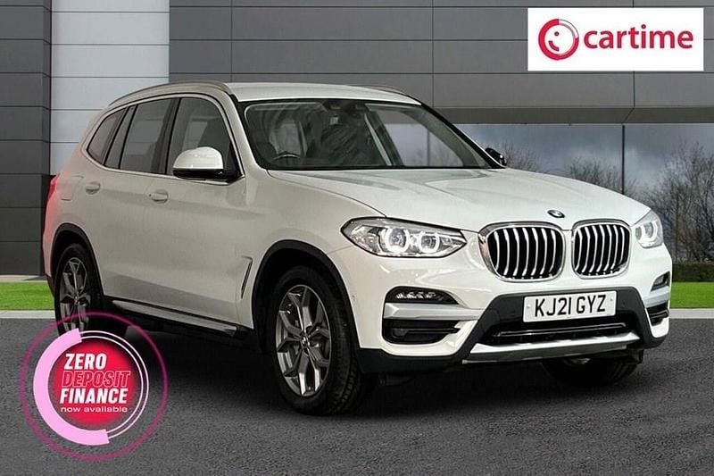 White Used 2021 BMW X3 xLine SUV | £19,599 (Good price) - Image 1/4