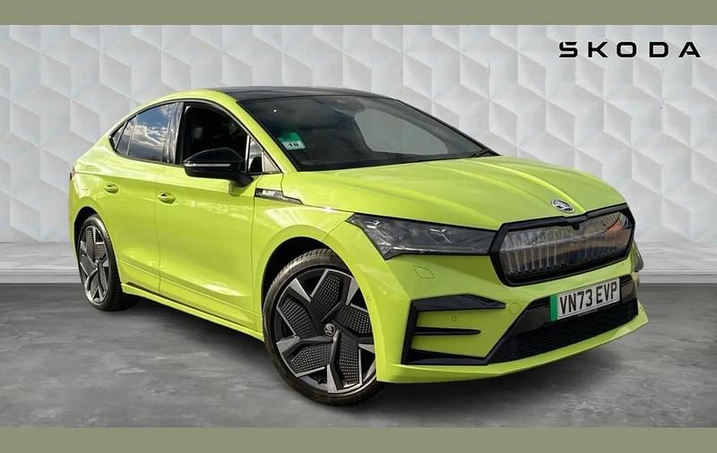 Green Used 2023 Skoda Enyaq iV vRS SUV | £30,500 (Fair price) - Image 1/4
