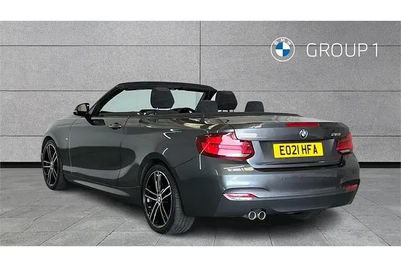 Used BMW 218 M Sport 136 HP (100 kW) 2021 Grey Cabriolet