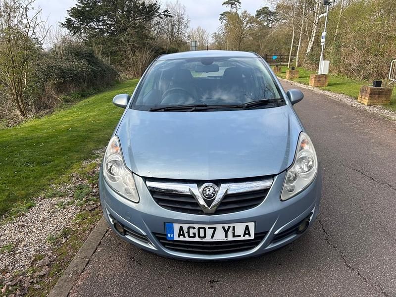 Used Vauxhall Corsa Design Edition 2007 Blue Hatchback