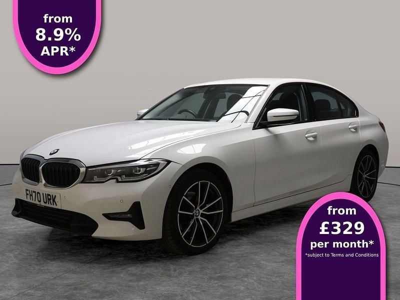 White Used 2021 BMW 320e Sport Line Sedan | £22,032 (Super price) - Image 1/3