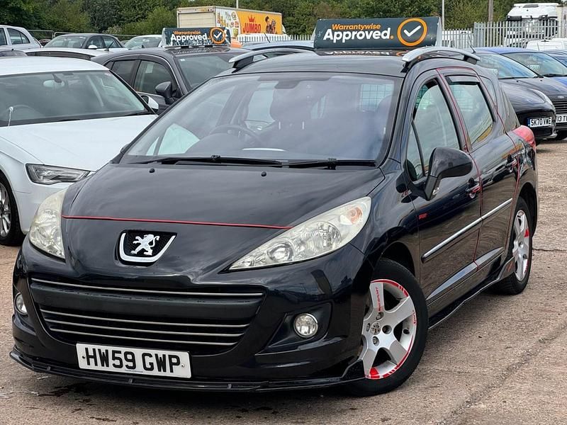 Used Peugeot 207 Sport 120 HP (88 kW) 2009 Black Estate
