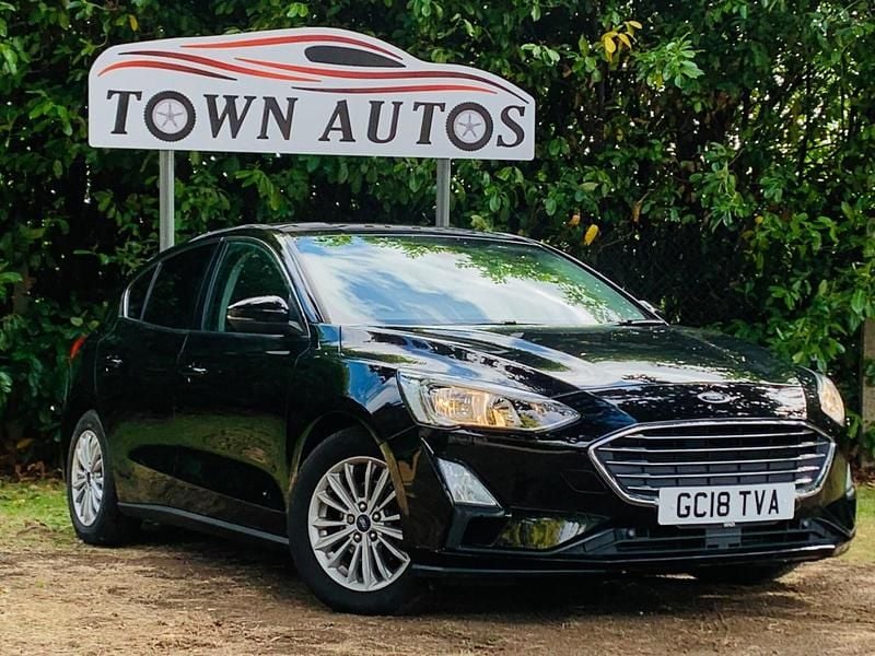 Black Used 2018 Ford Focus Titanium Hatchback | £8,490 (Fair price) - Image 1/4