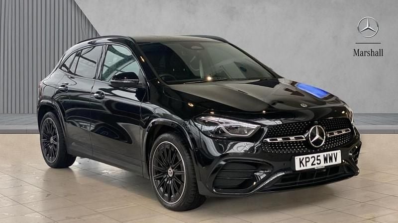 Used Mercedes GLA200 AMG Line Premium Plus 150 HP (110 kW) 2025 Cosmos black metallic SUV