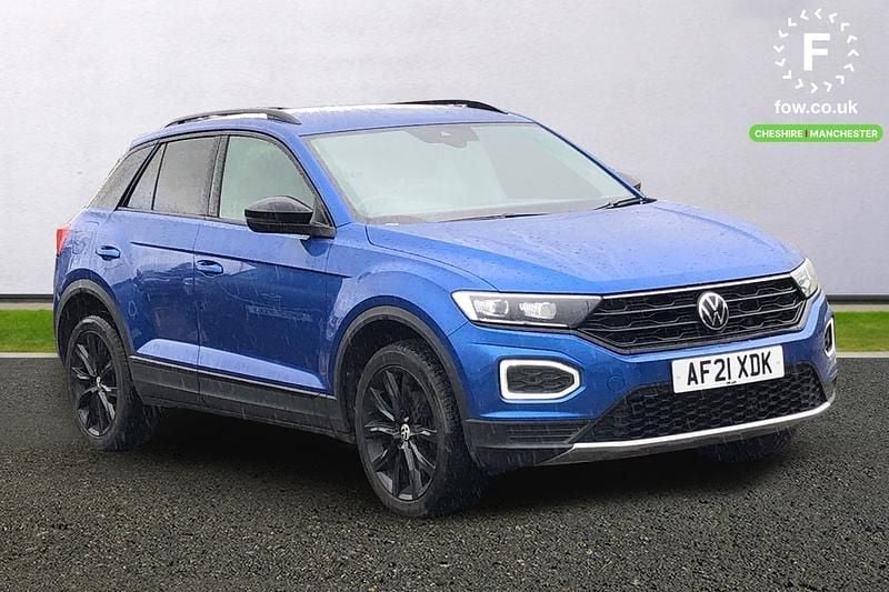 Used VW T-Roc Black Edition 150 HP (110 kW) 2021 Blue SUV