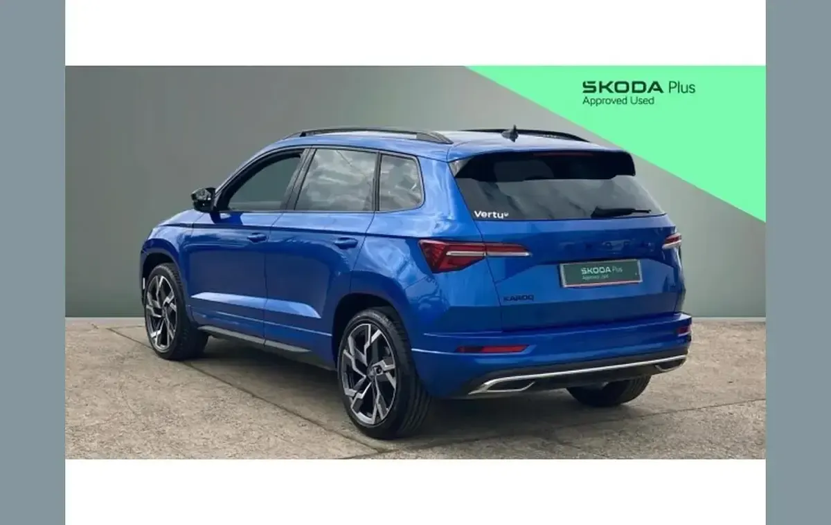 Used Skoda Karoq SportLine 190 HP (139 kW) 2025 Blue SUV