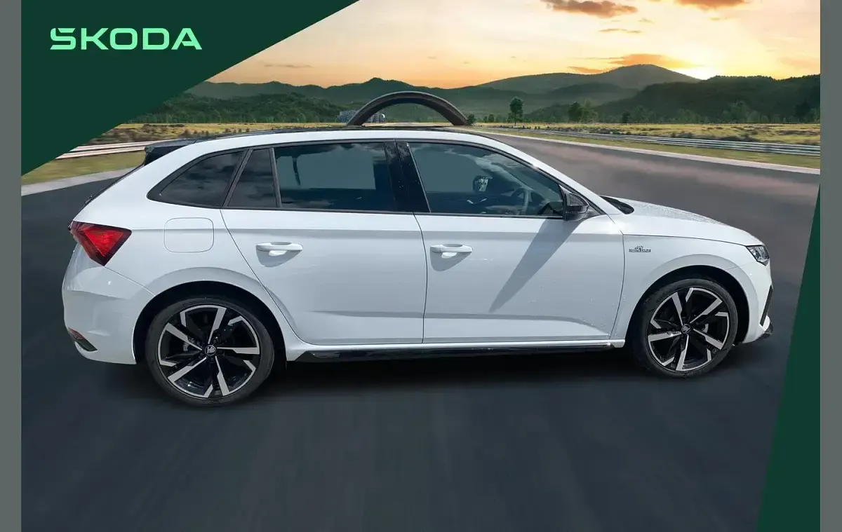 New Skoda Scala Monte Carlo 150 HP (110 kW) 2026 White Hatchback