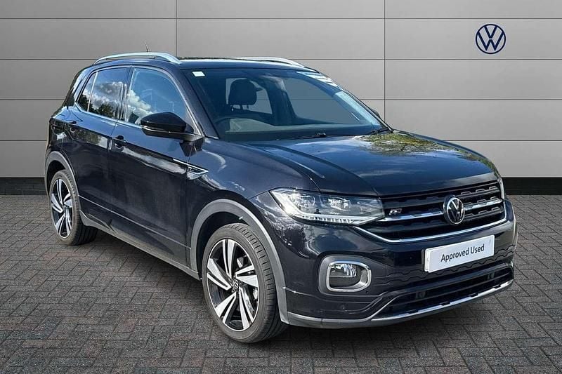 Black Used 2021 VW T-Cross R-line SUV | £19,400 (Fair price) - Image 1/4
