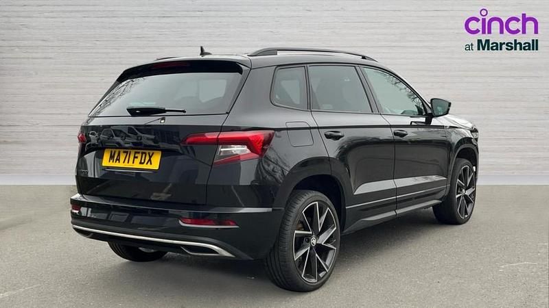 Used Skoda Karoq SportLine 150 HP (110 kW) 2021 Black SUV
