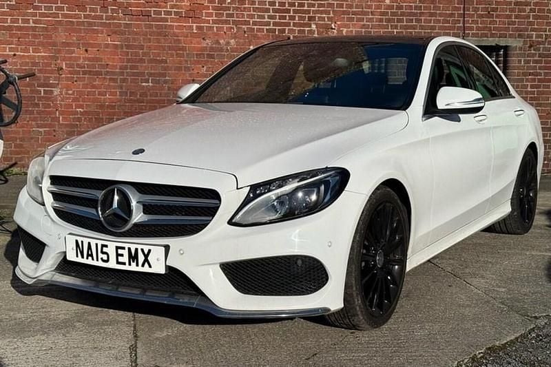 White Used 2015 Mercedes C300 AMG line Sedan | £12,880 (Fair price) - Image 1/1