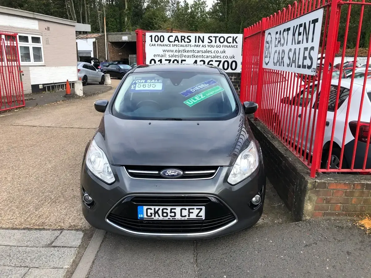 Used Ford C-MAX Titanium 115 HP (84 kW) 2015 Grey MPV