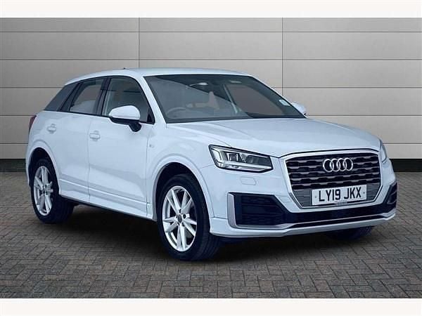 Ibis white Used 2019 Audi Q2 S-Line SUV | £12,490 (Fair price) - Image 1/3
