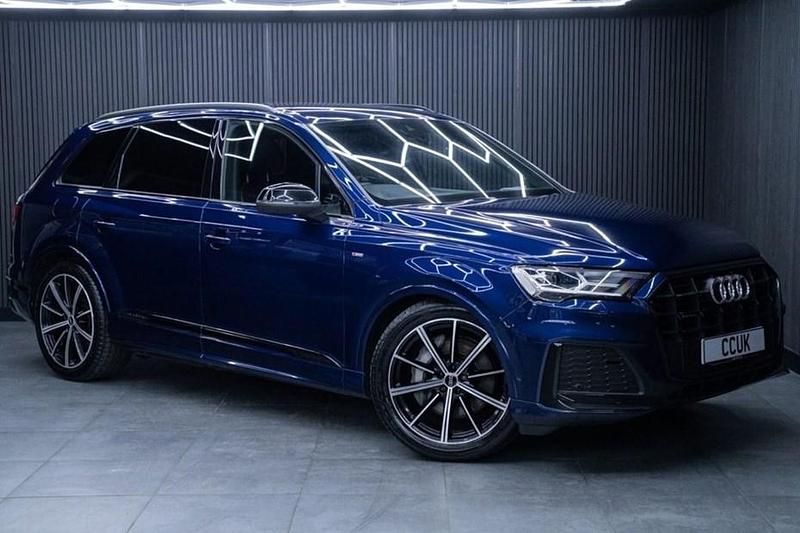 Used Audi Q7 Black Edition 286 HP (210 kW) 2022 Blue SUV