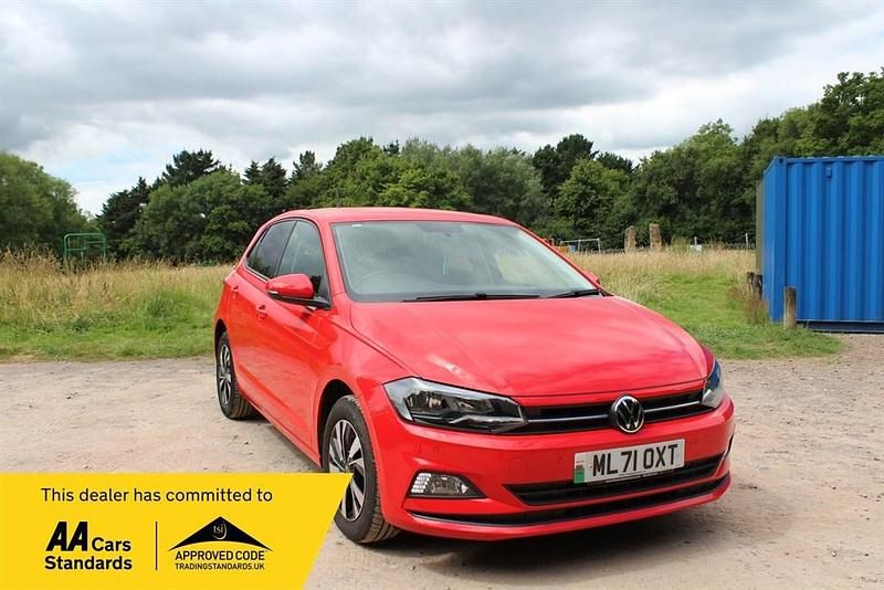 Red Used 2021 VW Polo Match Hatchback | £13,250 (Good price) - Image 1/4